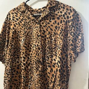 Brixton Animal Print Button-Up Shirt